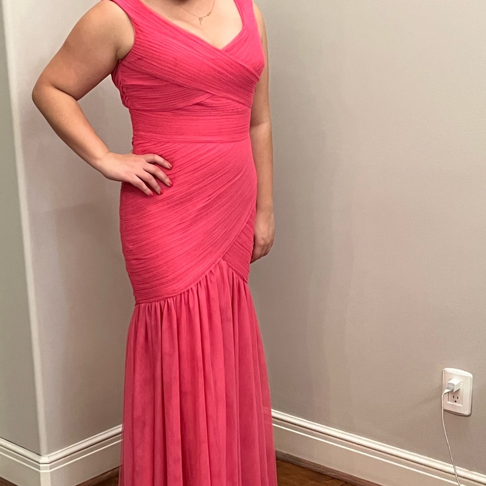 Coral Mermaid Gown